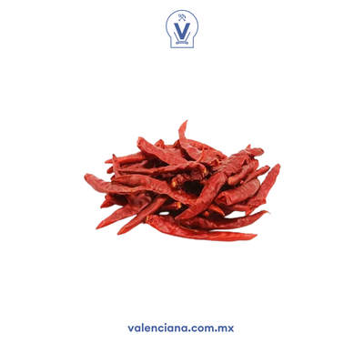 Chile de Arbol sin Pata 250 gr