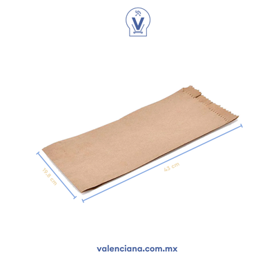 Bolsa de Papel No.14 Paquete con 100 Piezas