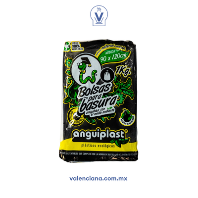 Bolsa Negra Anguiplast 90x120 1 kg