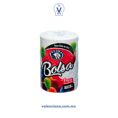 Rollo de Bolsas de Plastico 18x26