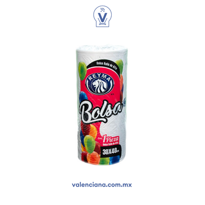 Rollo de Bolsas de Plastico 90x60 Reyma