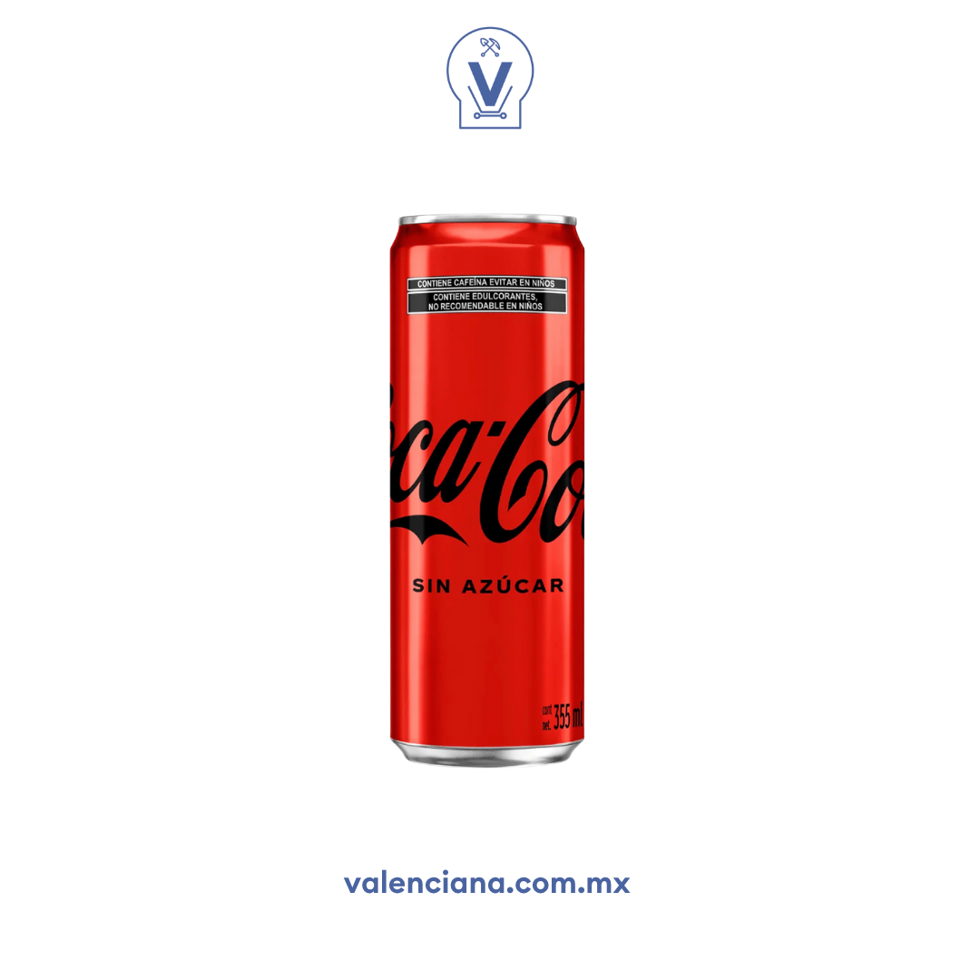 Refresco Coca-Cola Sin Azucar 12 Piezas de 355 ml