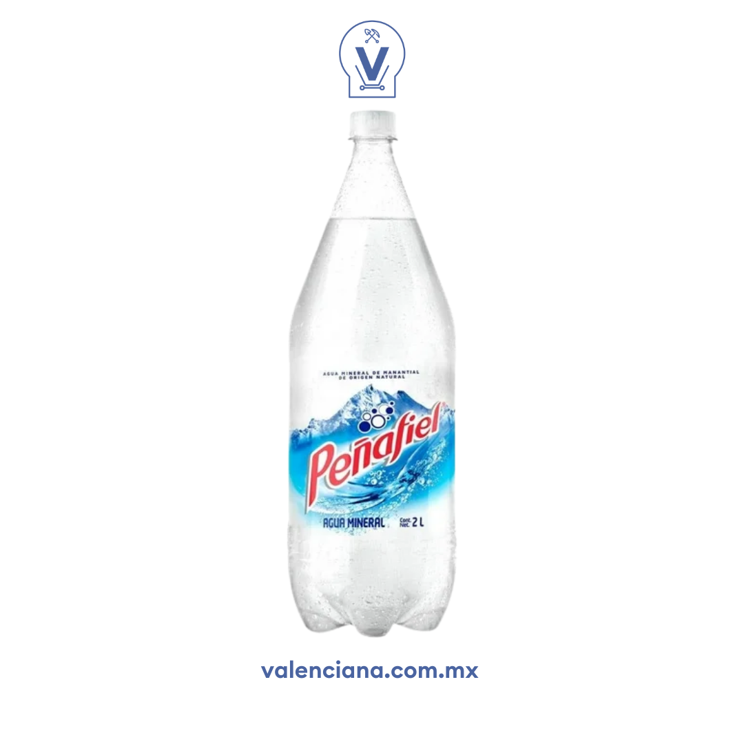 Agua Mineral Peñafiel 8 Piezas de 2 lt