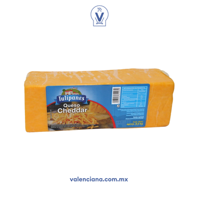Queso Cheddar Tulipanes 1 kg