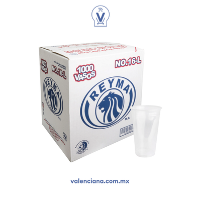 Vaso de Plastico Reyma No. 16 Paquete con 50 Piezas