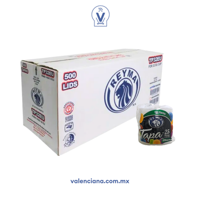 Tapa de Plastico con Ranura Reyma 32EU Paquete con 25 Piezas