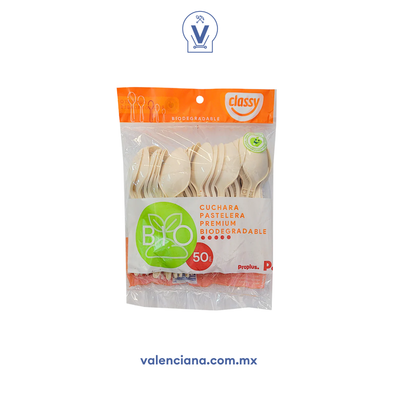 Paquete de Cucharas de Plastico con 25 Piezas