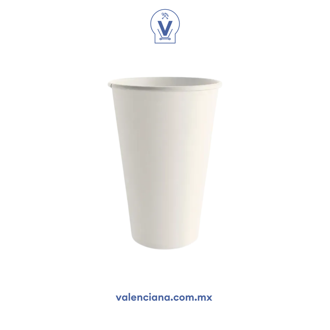 Vaso Térmico de Cartón No. 16 Paquete con 50 Piezas