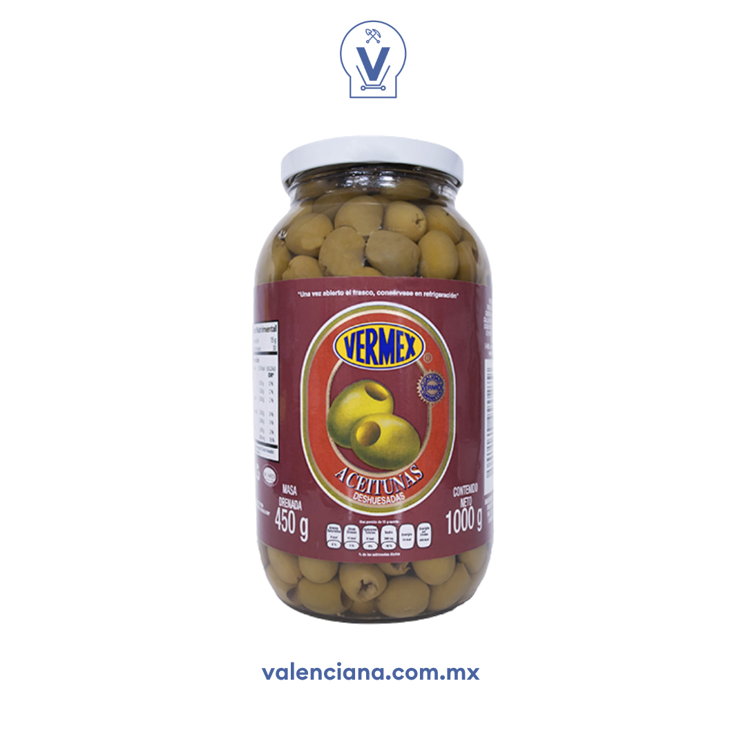 Aceitunas Sin Hueso Vermex 1 kg