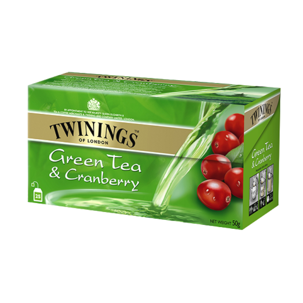 Té Verde con Arandano Twinings 25 Sobres de 1.6 gr