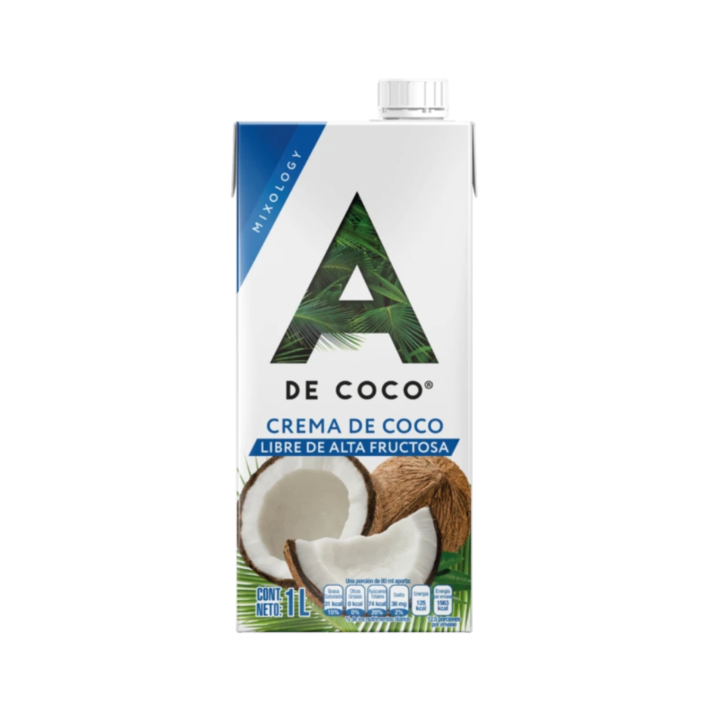 Crema de Coco A de Coco 1 lt