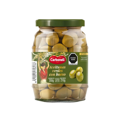 Aceitunas Enteras Carbonell 350 gr