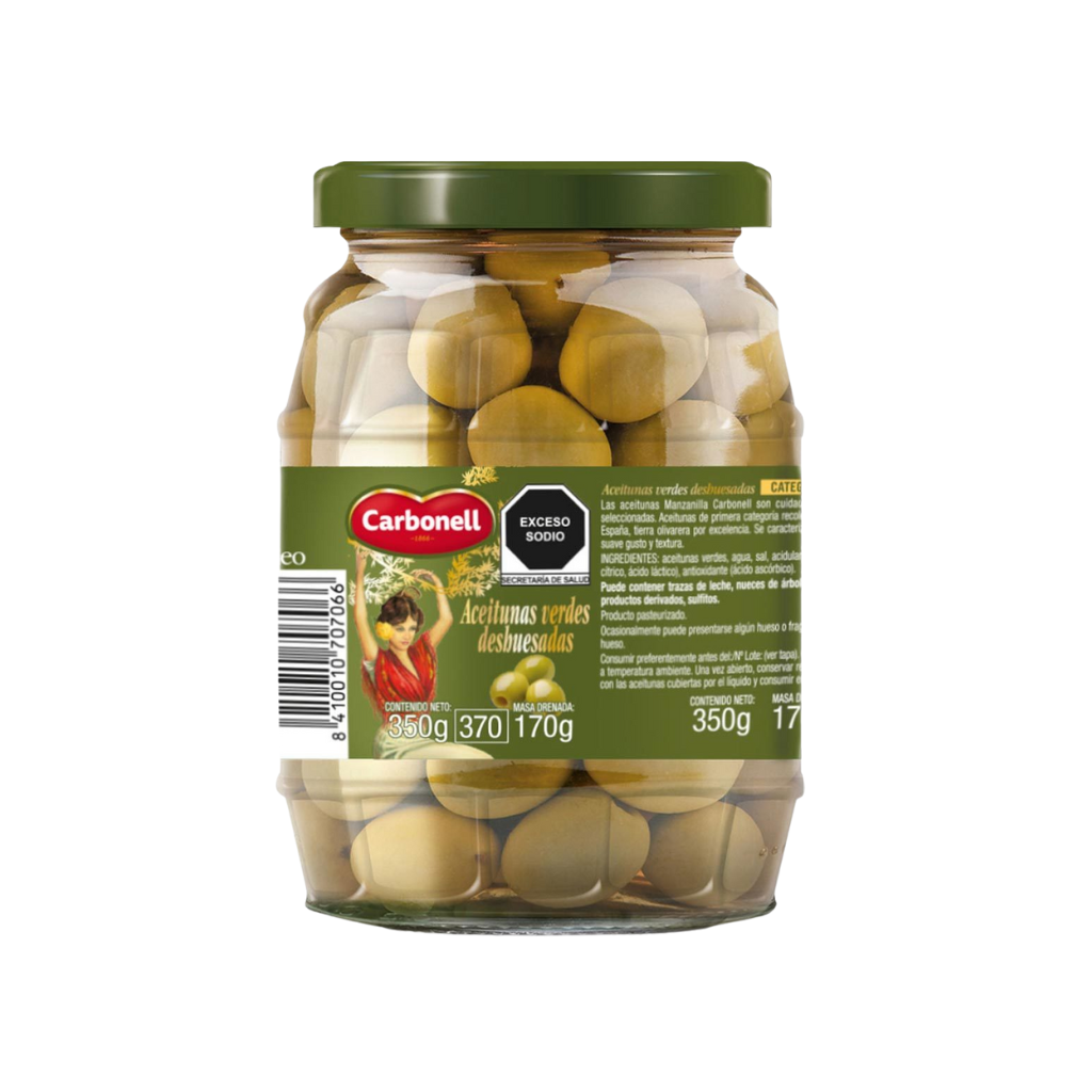 Aceitunas sin Hueso Carbonell 350 gr