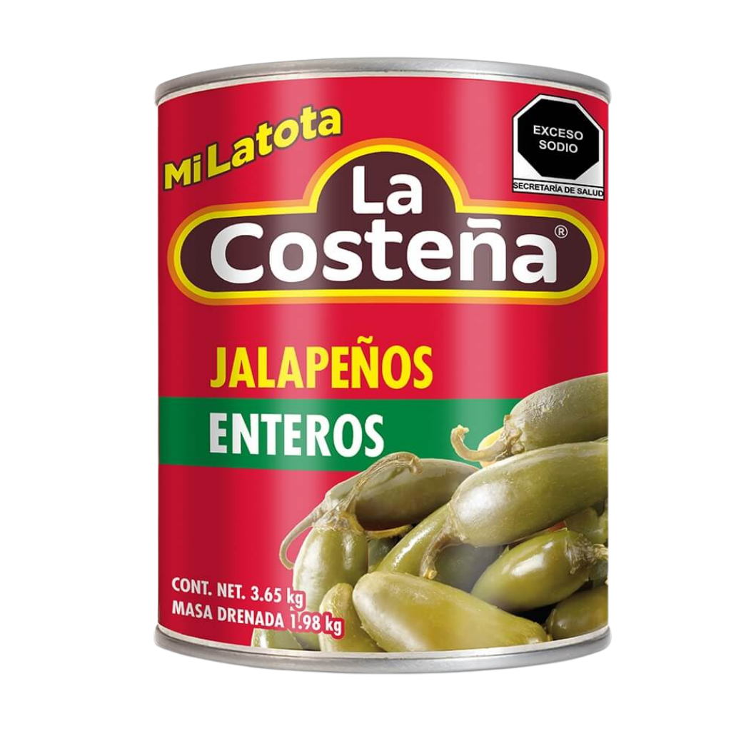 Chile Jalapeño La Costeña 3.65 kg