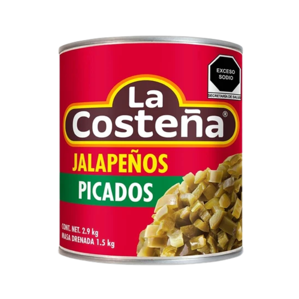 Chile Jalapeños Picados La Costeña 2.9 kg