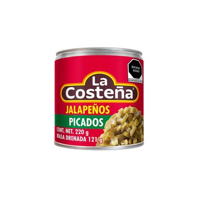 Chile Jalapeños Picados La Costeña 220 gr