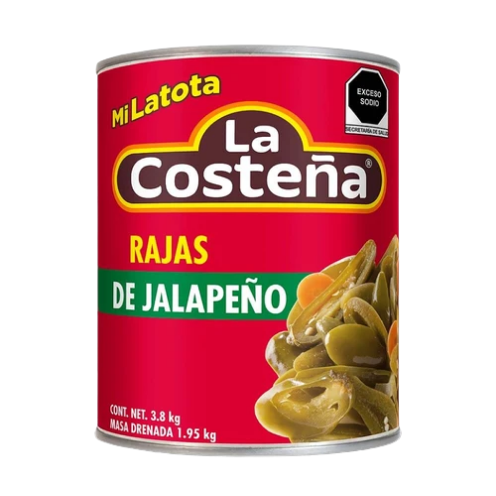 Chile Rajas La Costeña 3.8 kg