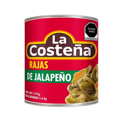 Chile Rajas La Costeña 2.9 kg