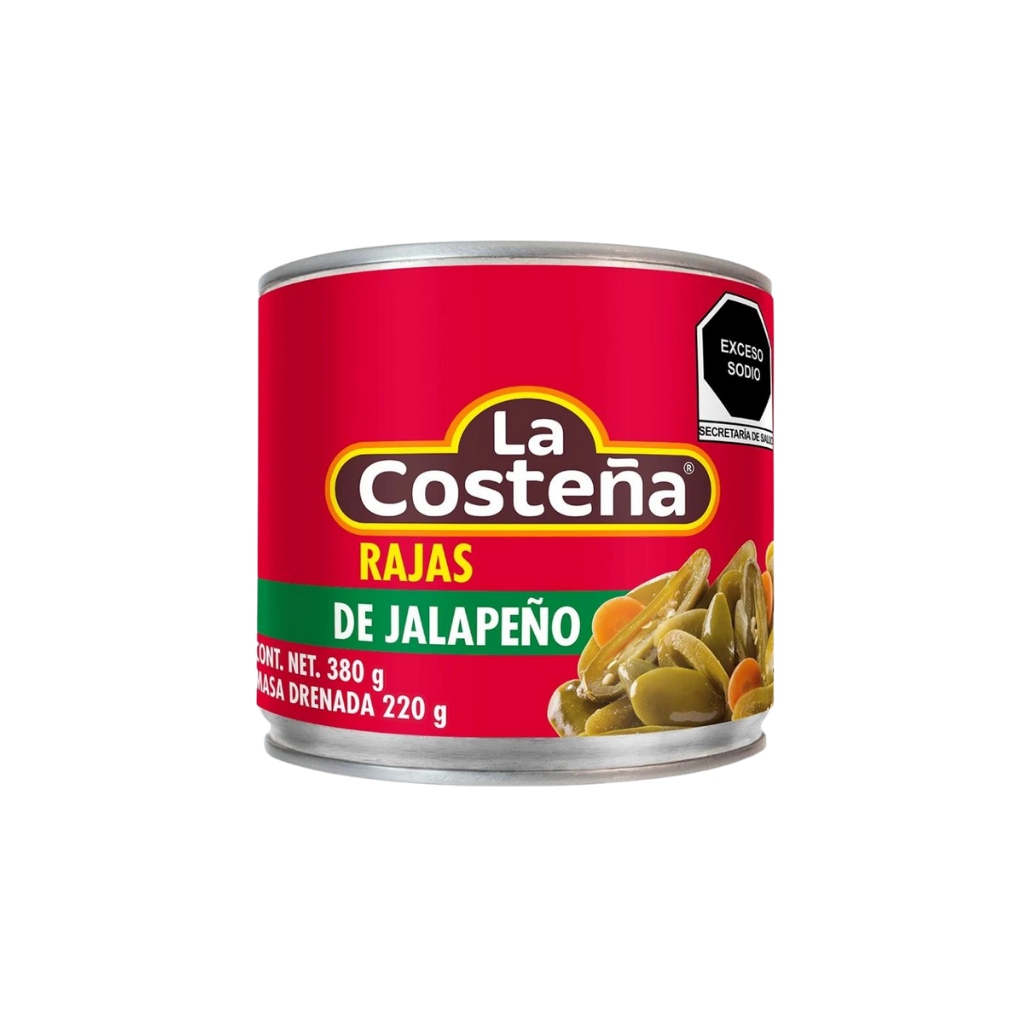 Chile Rajas La Costeña 380 gr