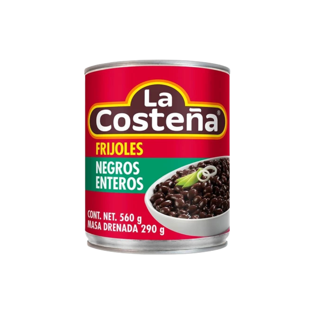 Frijoles Negros Enteros La Costeña 560 gr