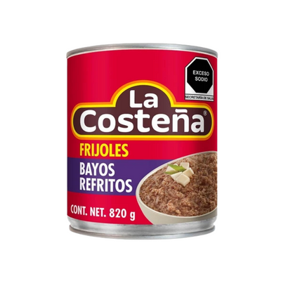 Frijoles Bayos Refritos La Costeña 820 gr