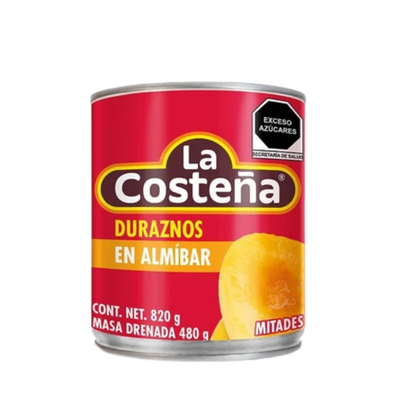 Duraznos en Mitades La Costeña 820 gr