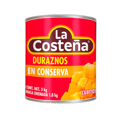 Duraznos en Cubos La Costeña 3 kg