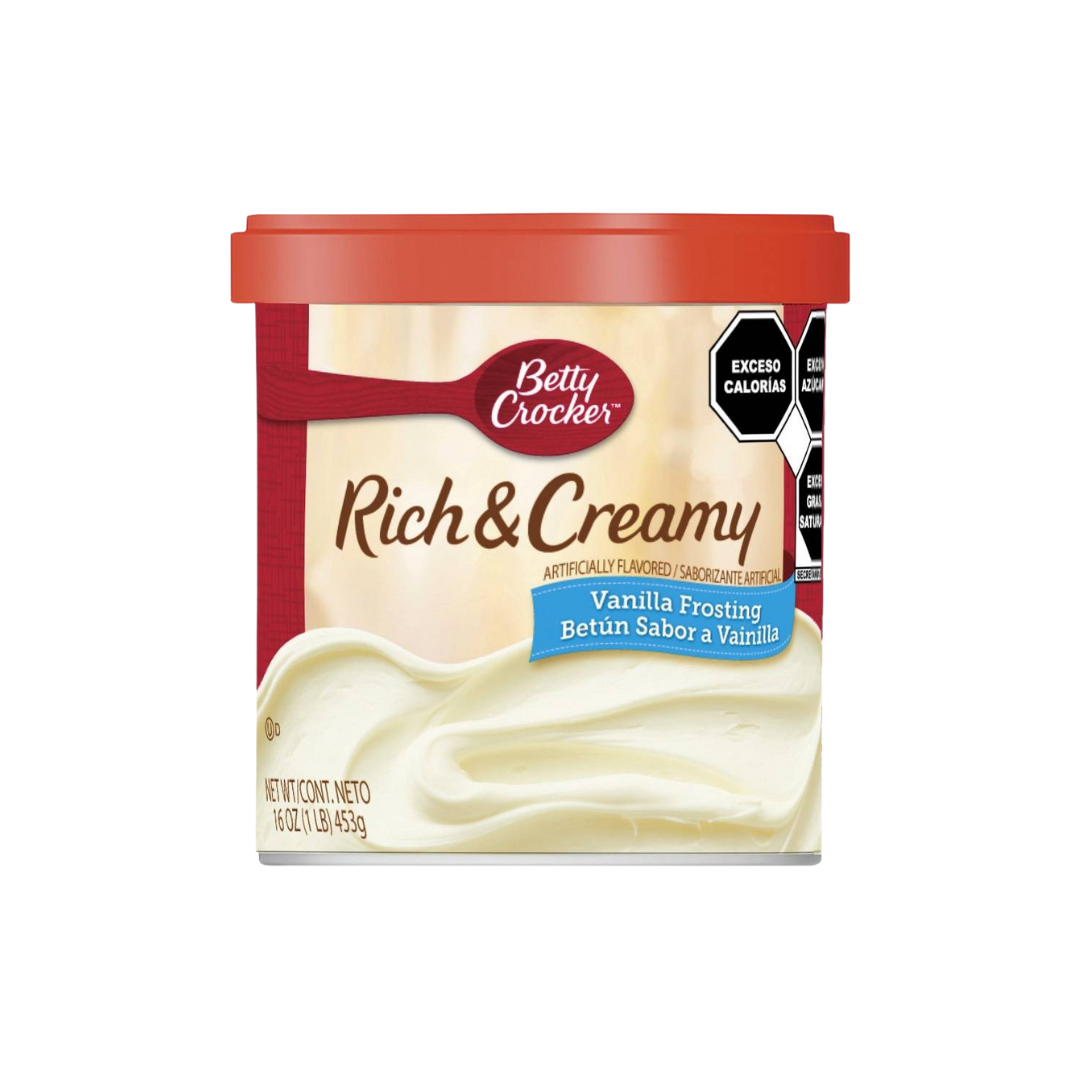 Betún de Vainilla Betty Crocker 450 gr