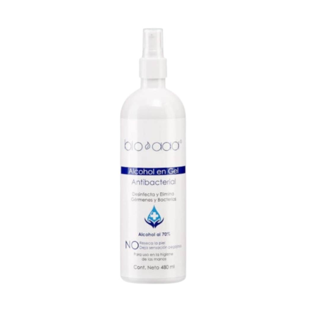 Alcohol en Gel Antibacterial Bio AAA 480 ml