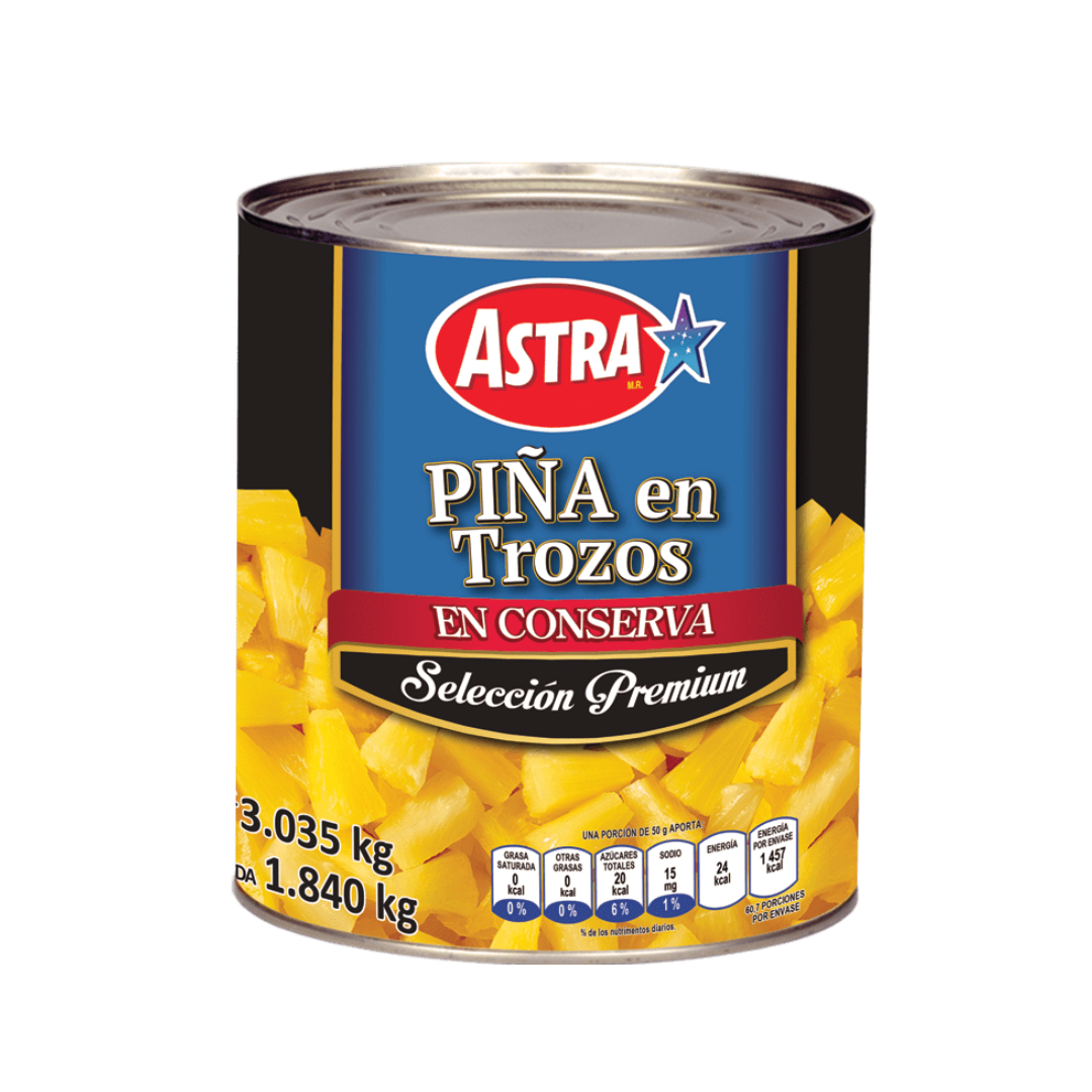 Piña en Trocitos Astra 3 kg