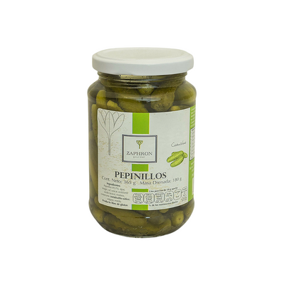 Pepinillos Cornichons Zaphron 365 gr