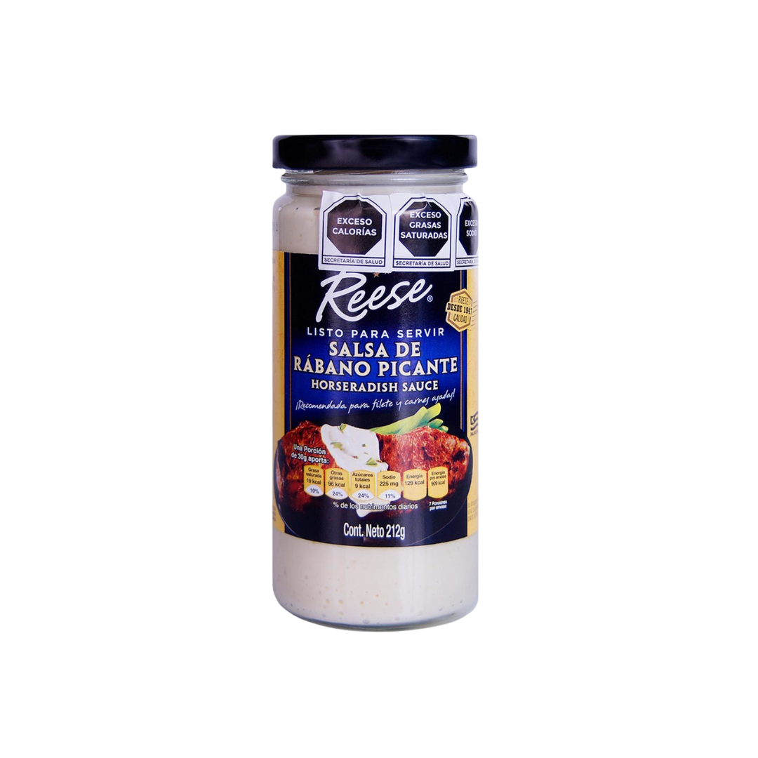 Salsa de Rabano Picante Reese 212 gr