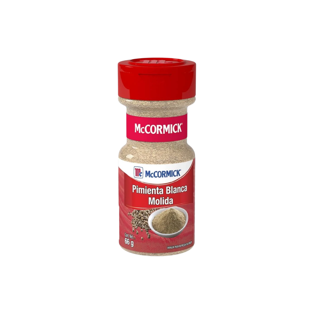 Pimienta Blanca Molida Mccormick 66 gr