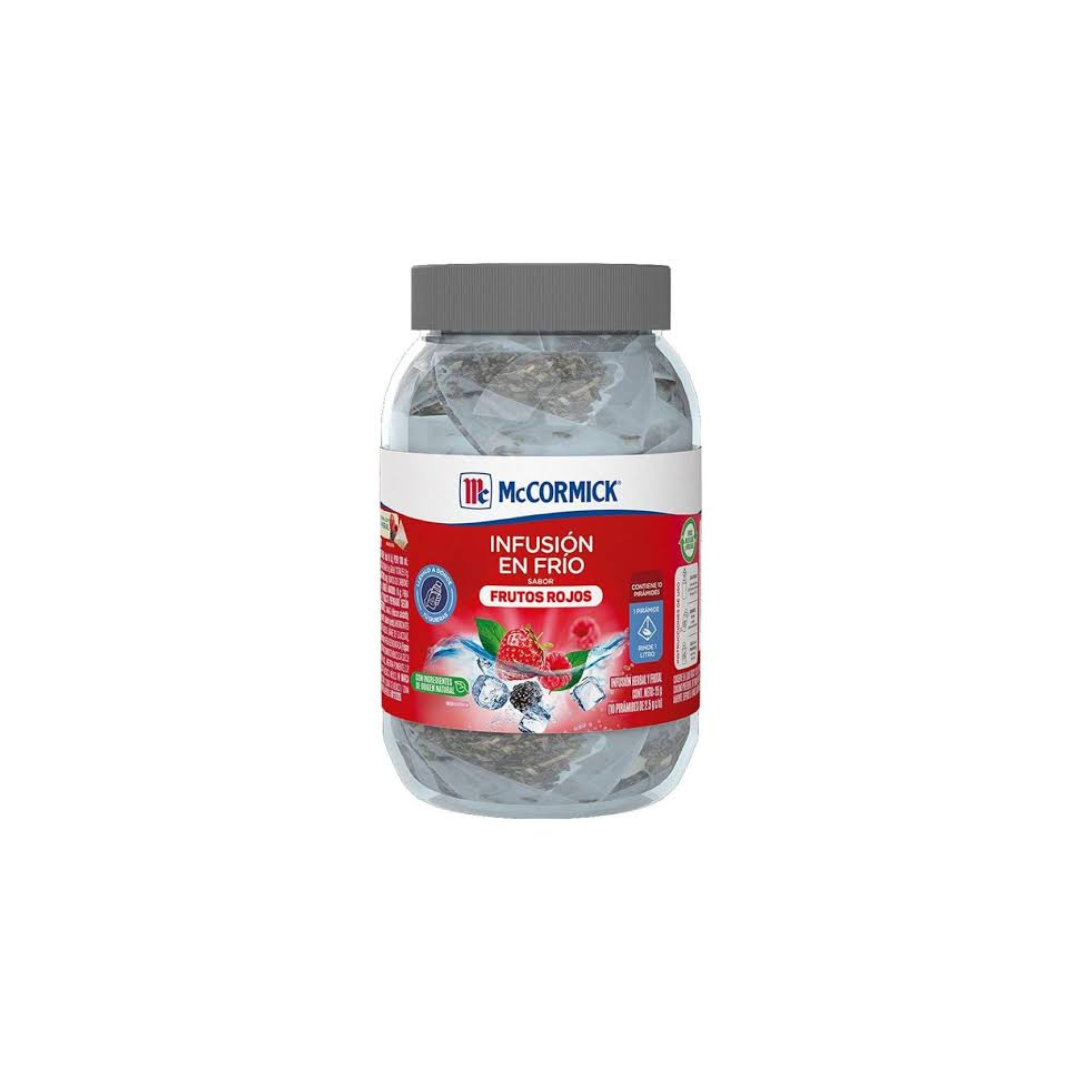 Té de Frutos Rojos Mccormick 10 Sobres de 2.5 gr