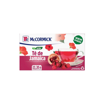 Té de Jamaica Mccormick 25 Sobres de 1.4 gr