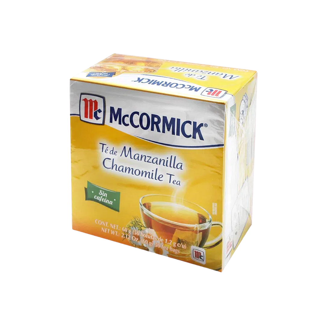 Té de Manzanilla Mccormick 50 Sobres de 1.2 gr