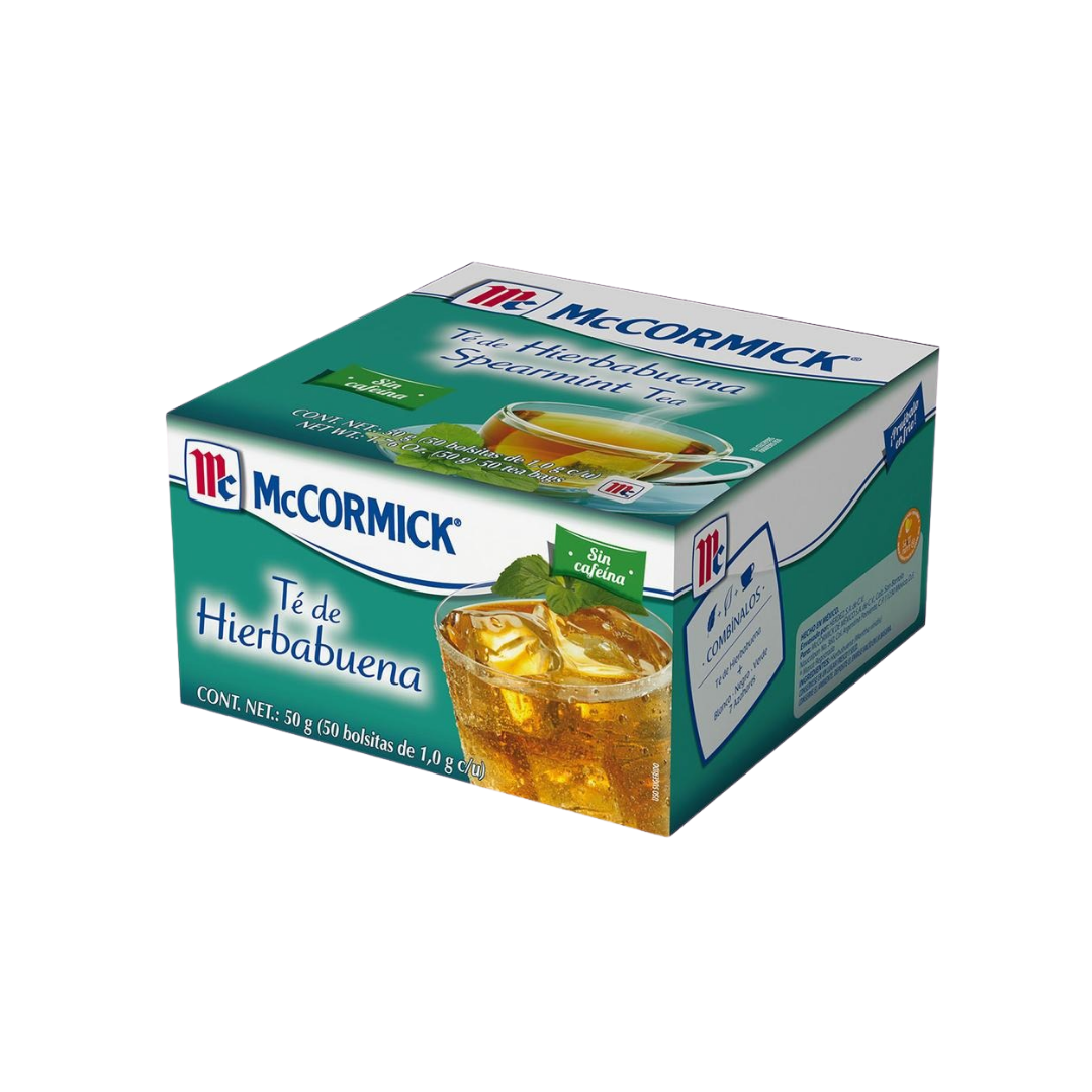 Té de Hierbabuena Mccormick 50 Sobres de 1 gr