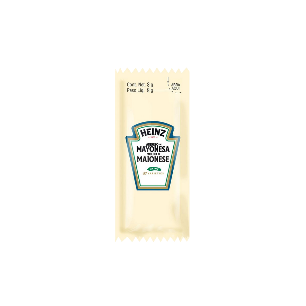 Aderezo de Mayonesa Heinz 200 Sobres de 8 gr