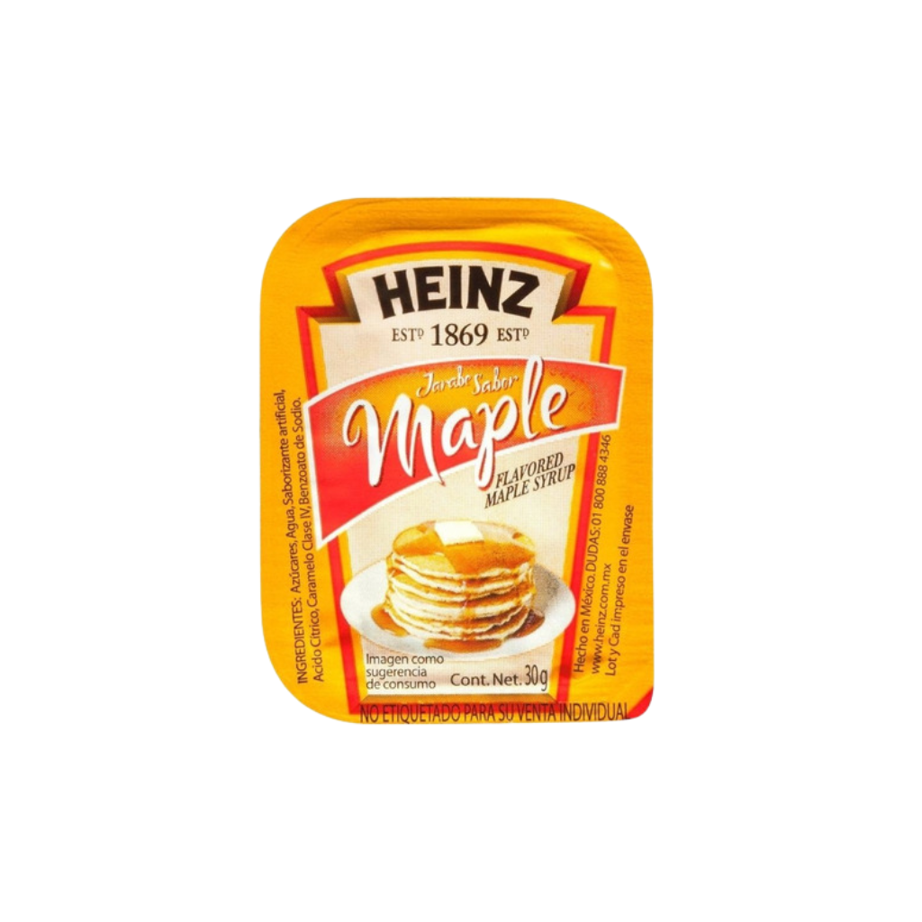 Jarabe de Maple Heinz 72 Piezas de 30 gr