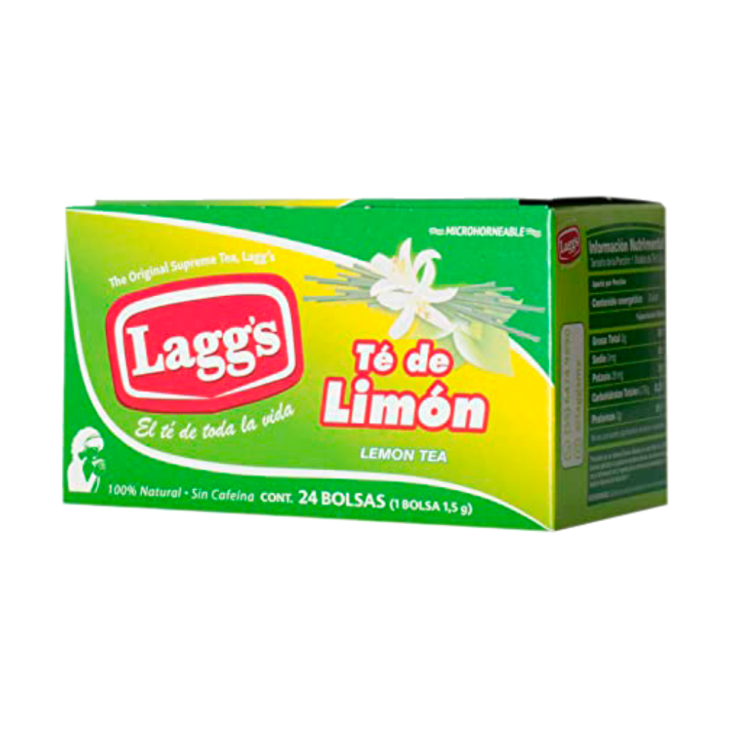 Té de Limón Lagg´s 24 Sobres de 1.5 gr