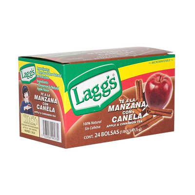 Té de Canela a la Manzana Lagg´s 24 Sobres de 1.5 gr