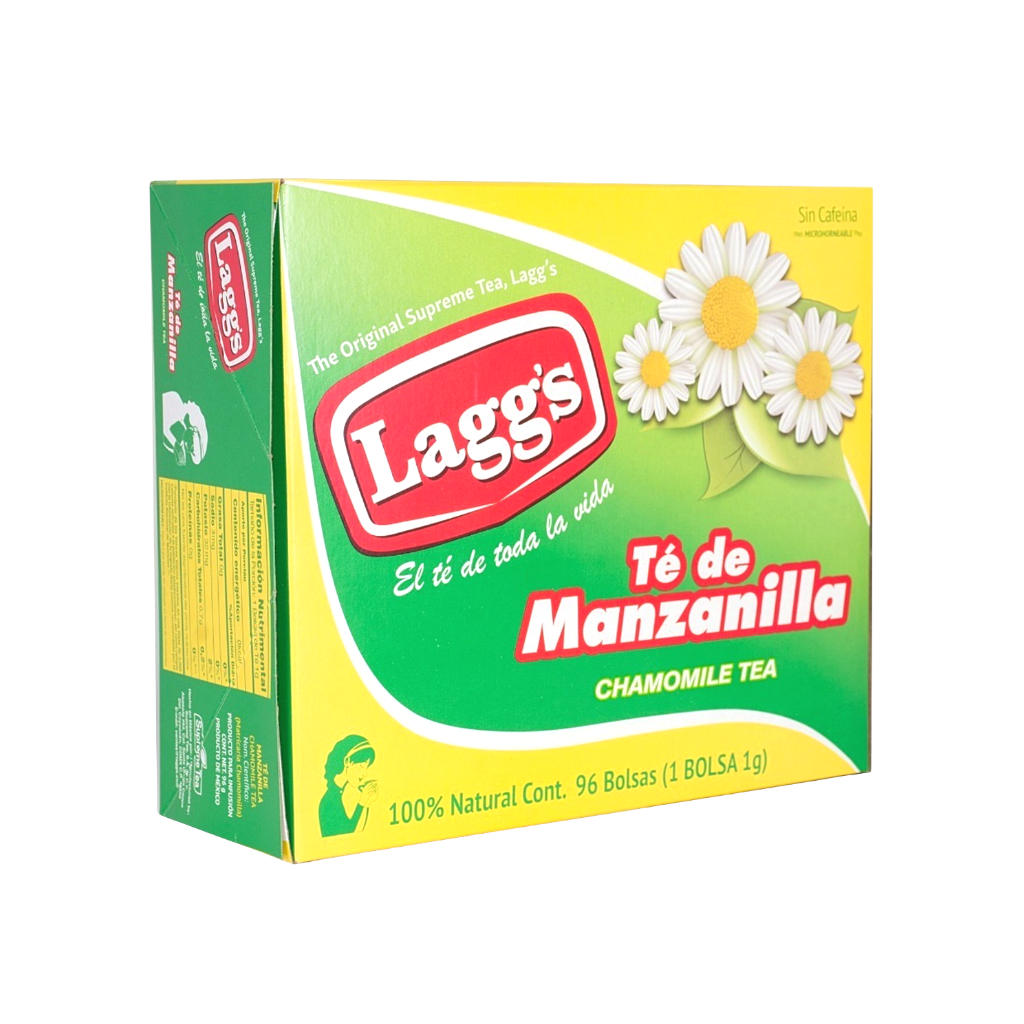 Té de Manzanilla Lagg´s 96 Sobres de 1 gr