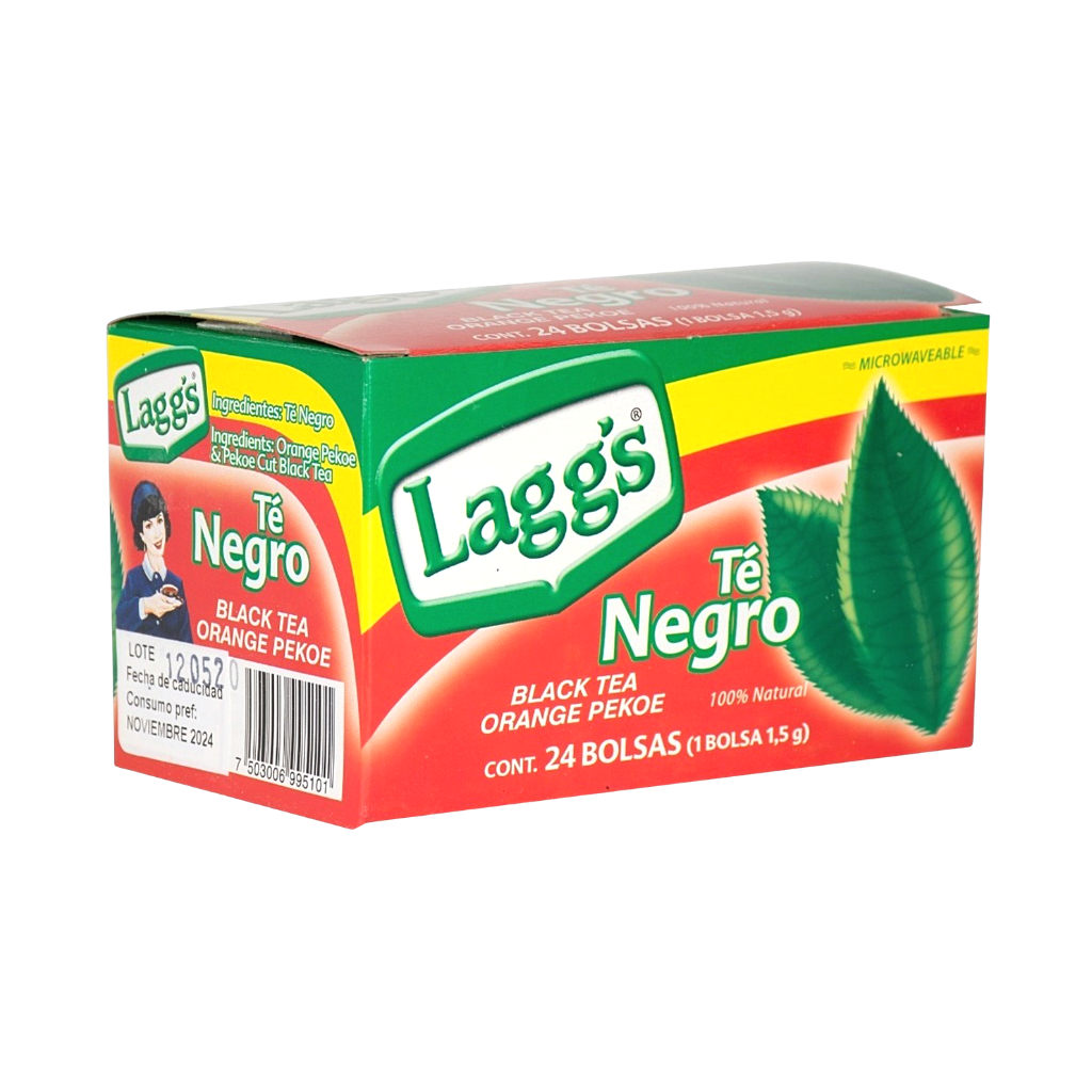 Té Negro Lagg´s 24 Sobres de 1.5 gr