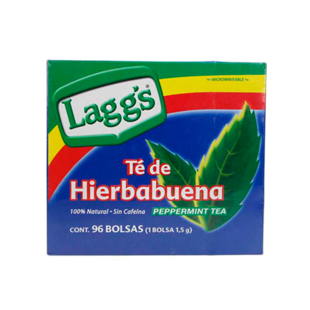 Té de Hierbabuena Lagg´s 96 Sobres de 1.5 gr