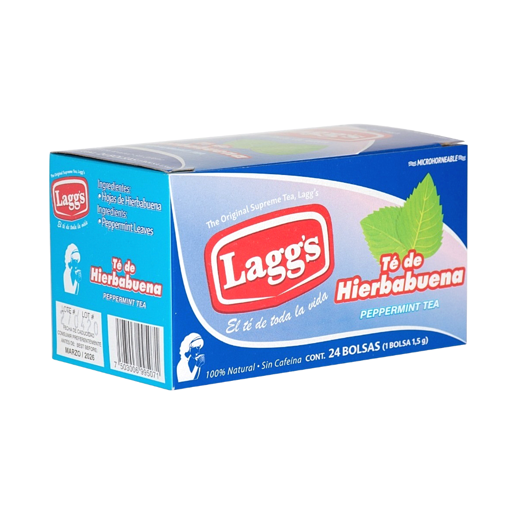 Té de Hierbabuena Lagg´s 24 Sobres de 1.5 gr