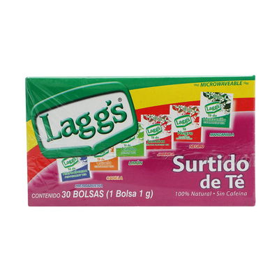 Té Surtido Lagg´s 30 Sobres de 1 gr