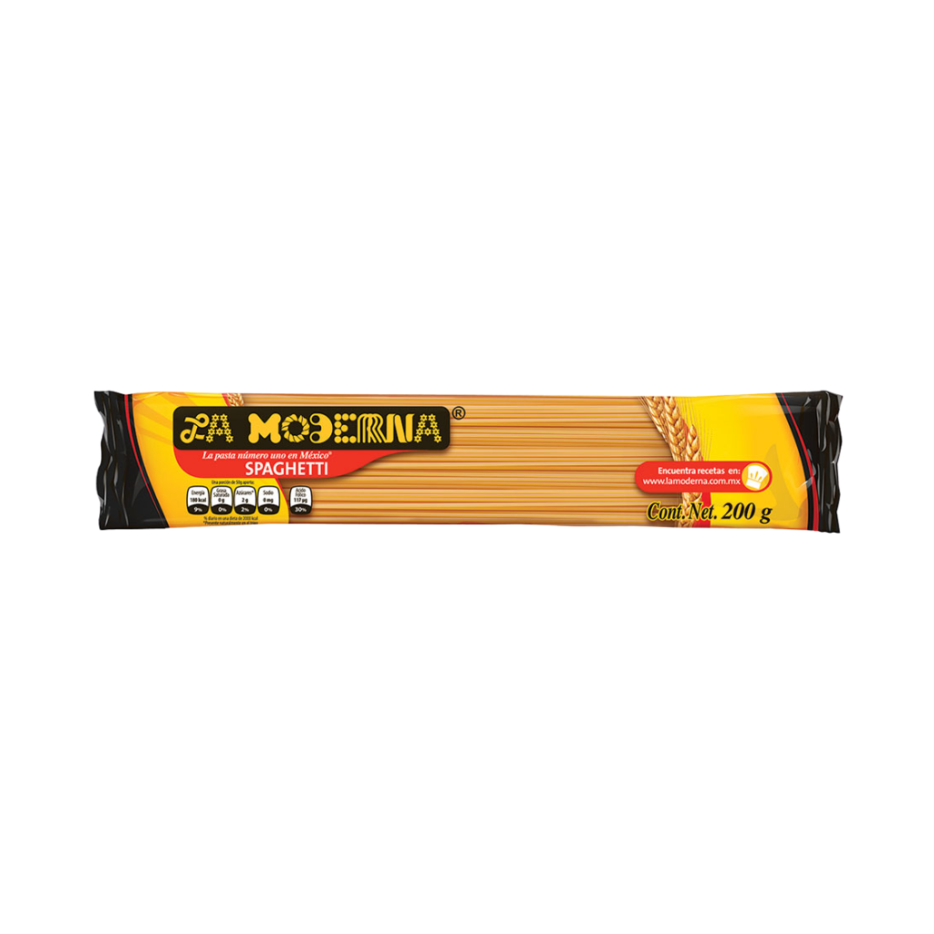 Pasta Spaghetti La Moderna 200 gr – LaValencianaMX