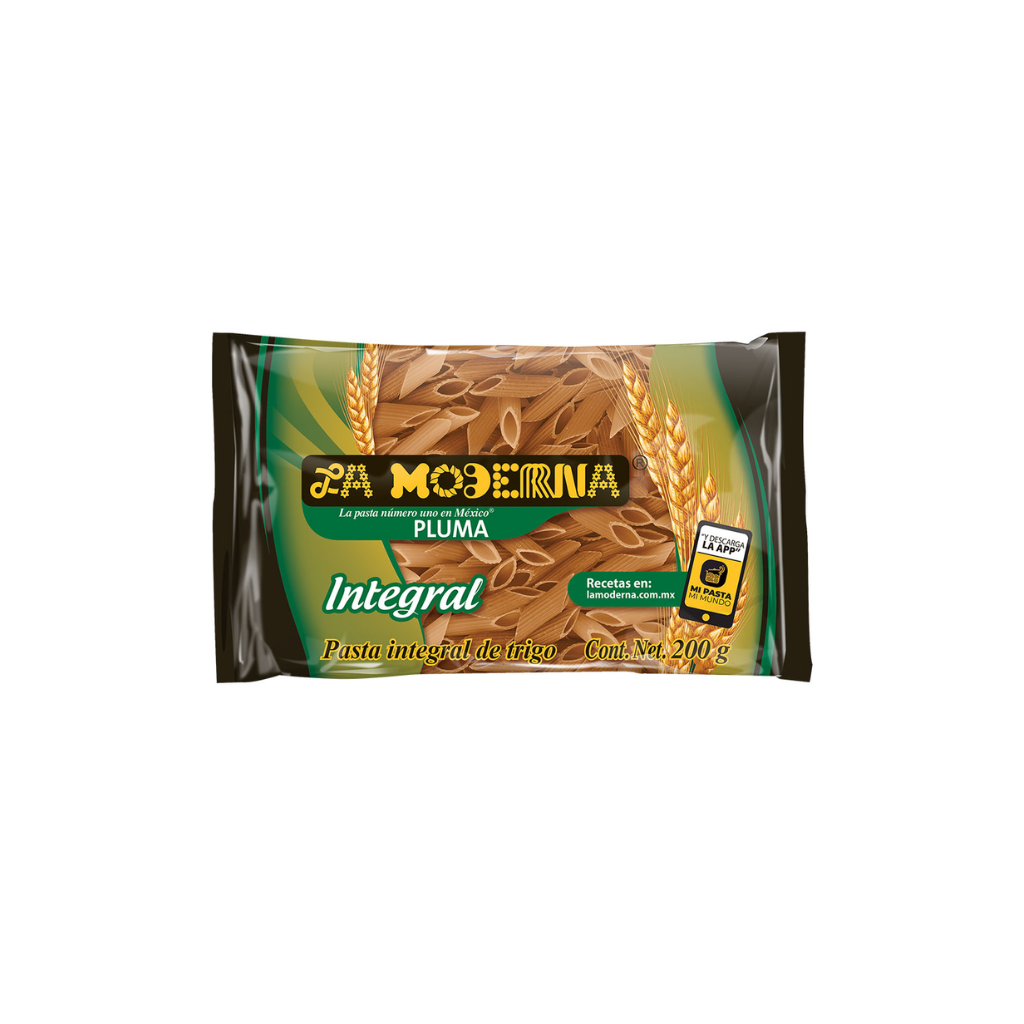 Pasta Integral Pluma La Moderna 200 gr