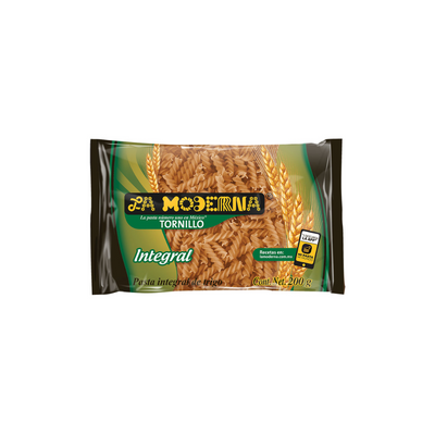 Pasta Integral Tornillo La Moderna 200 gr