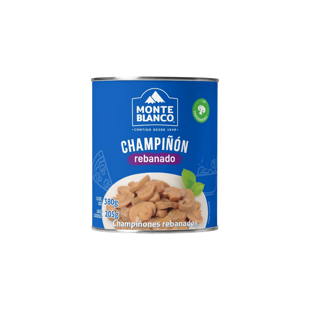 Champiñones Rebanados Monte Blanco 380 gr